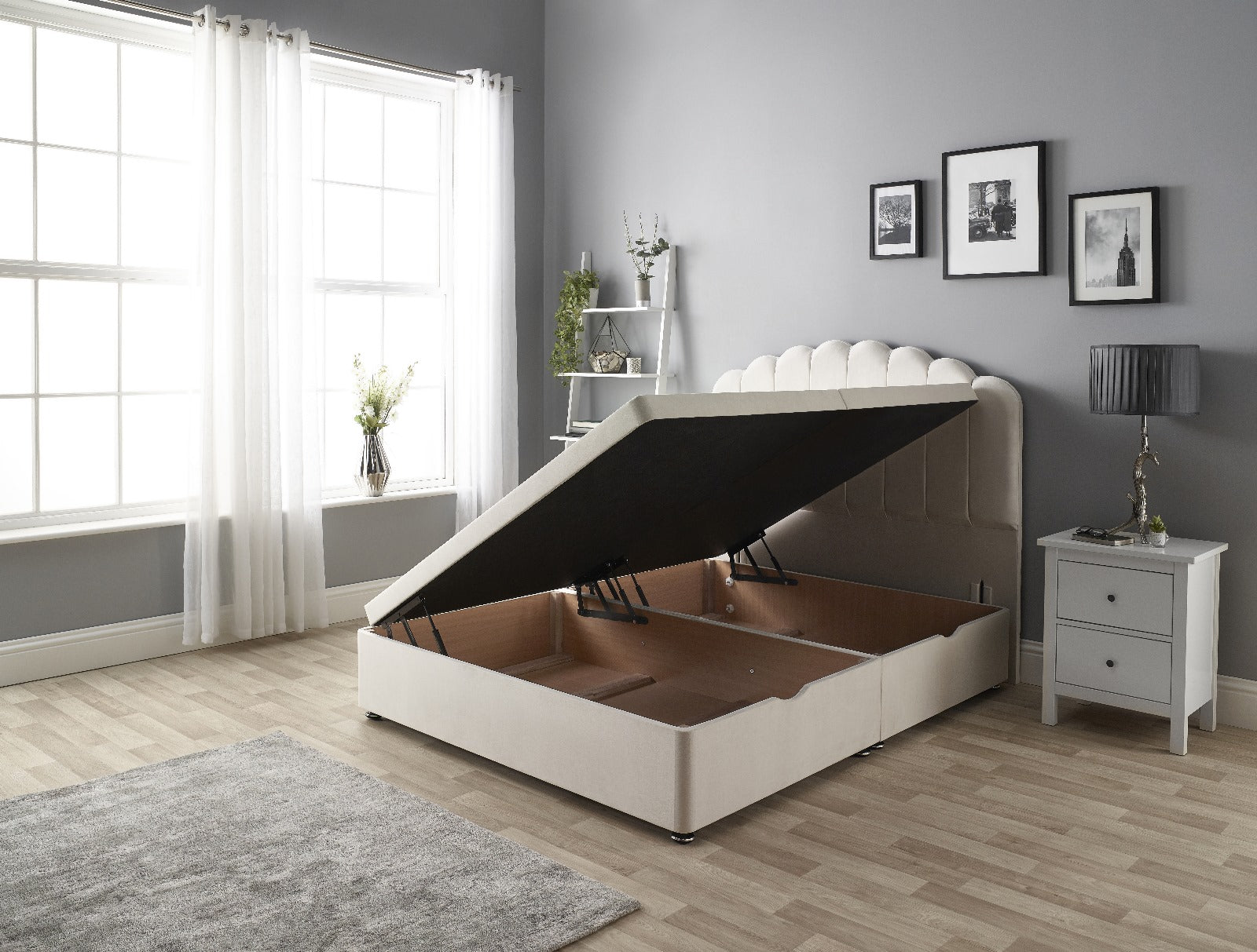 Curve Ottoman Divan Bed
