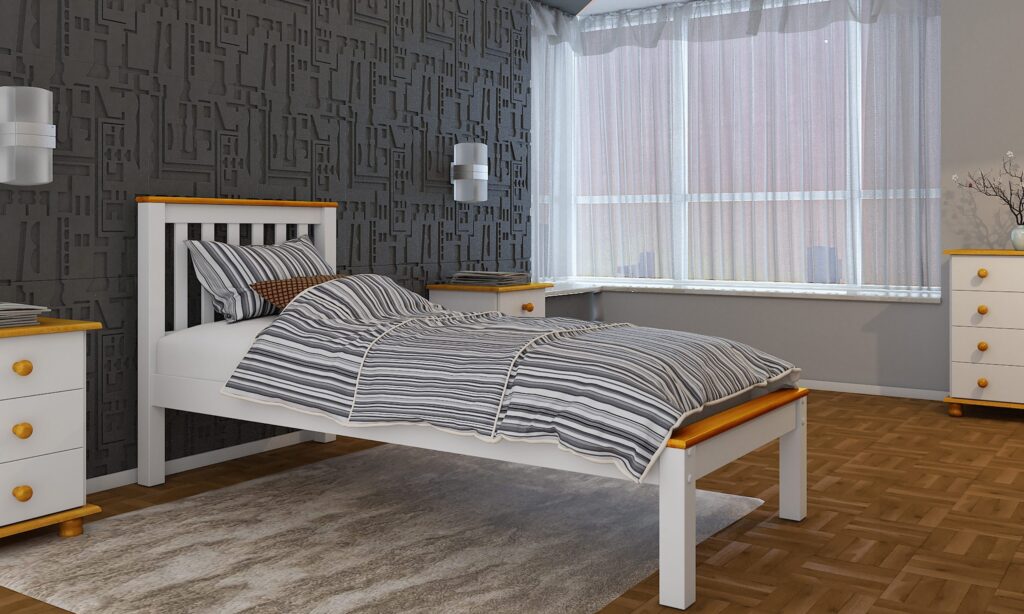 Cambridge Bed Frame Wooden - Strong For Adults and Children.