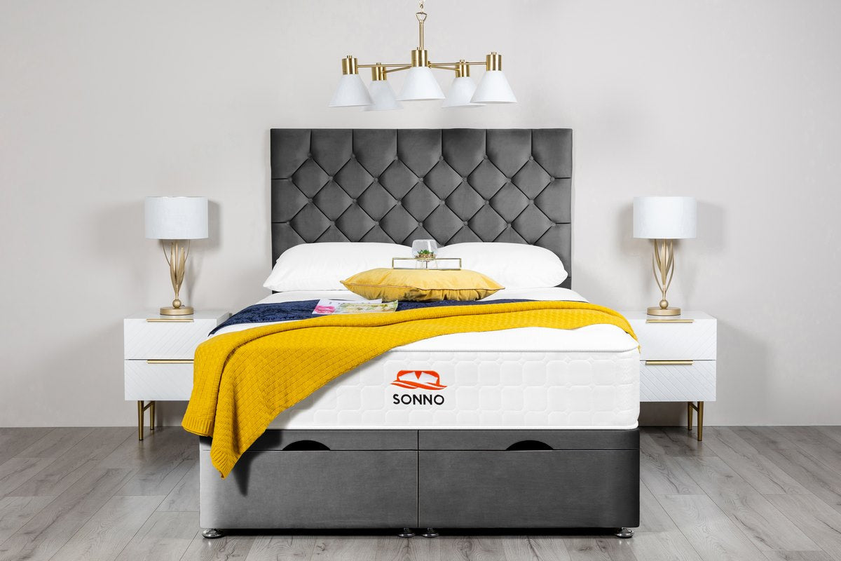 Diamond Chesterfield Ottoman Divan Bed