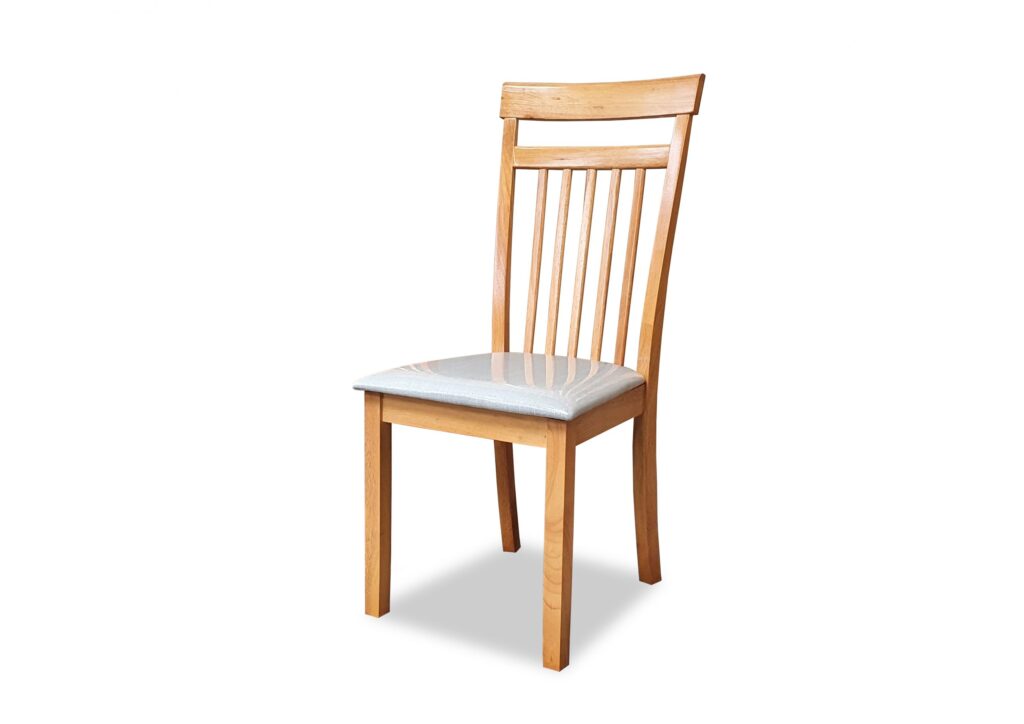 Shaker Beech Chair Cream Fabric Seat