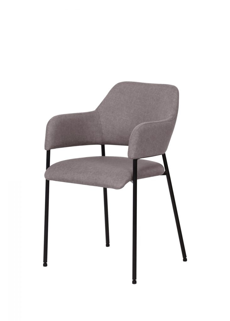 Brent Chair Fabric Grey