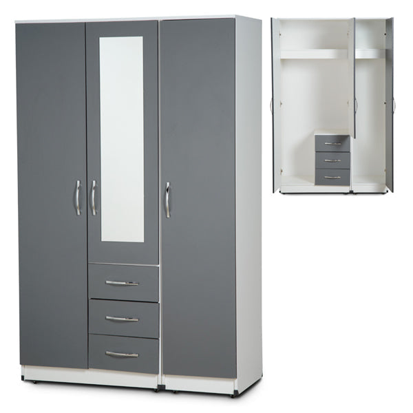 3 Door Combi Wardrobe