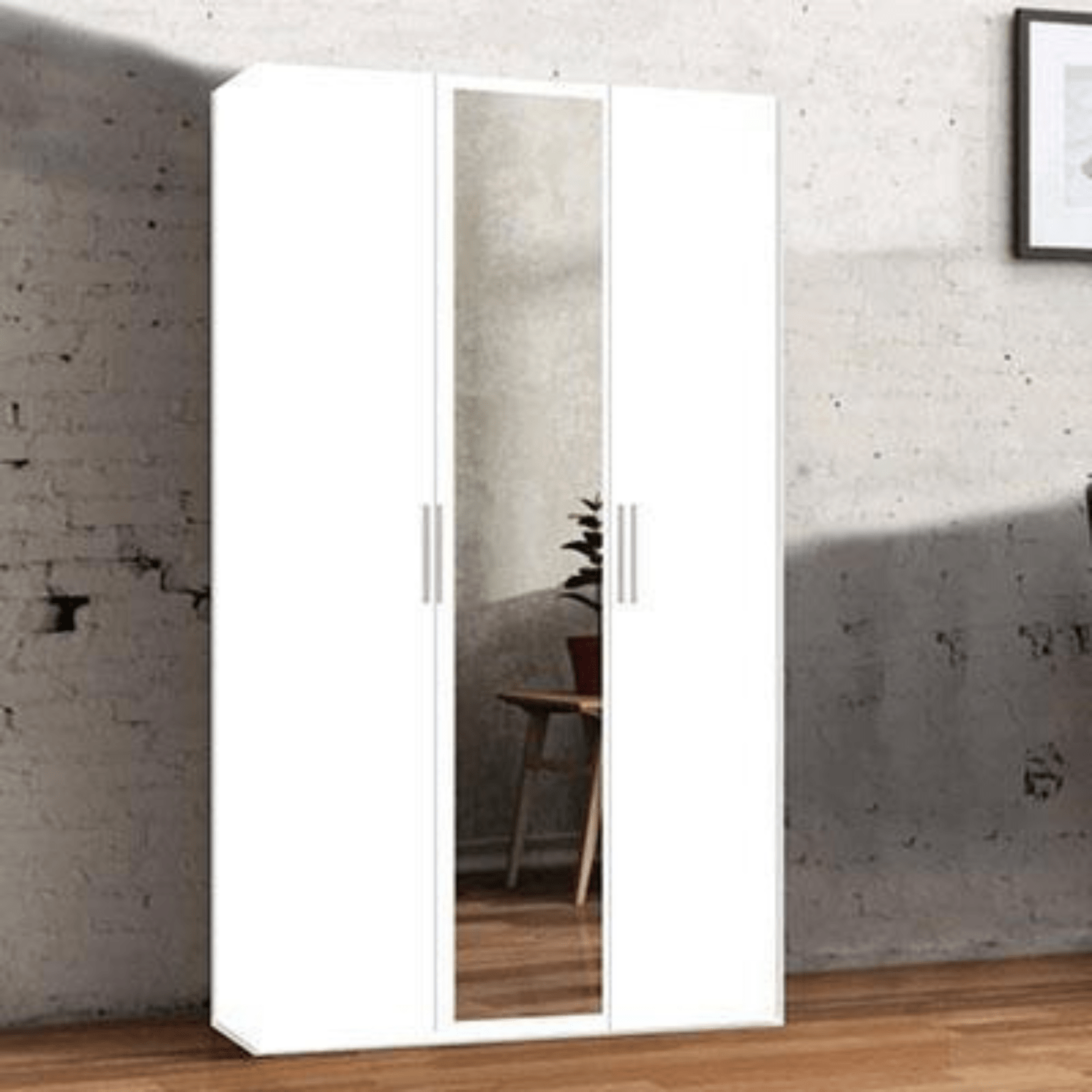 120CM Bobby 3 Door Wardrobe