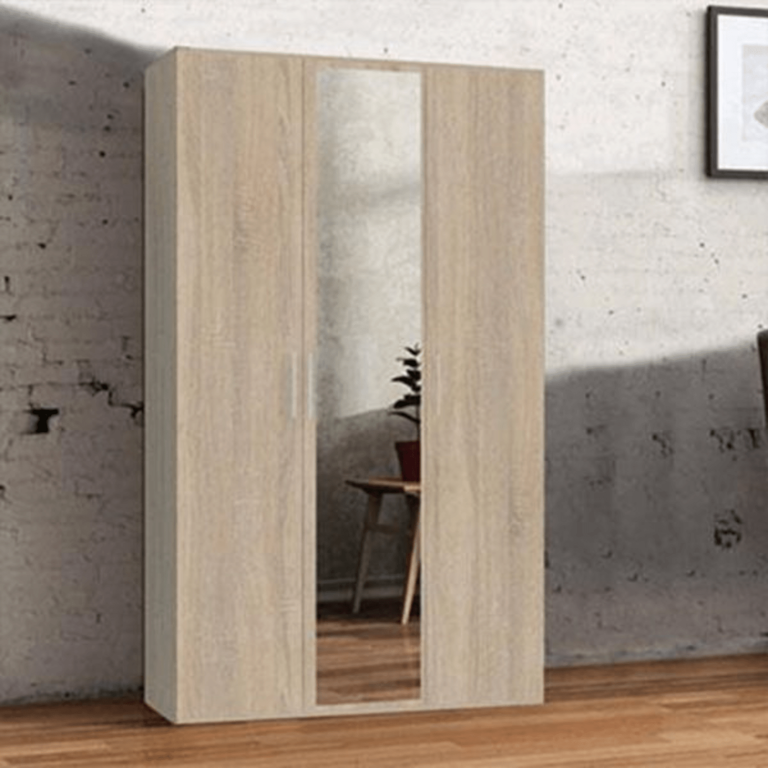 120CM Bobby 3 Door Wardrobe