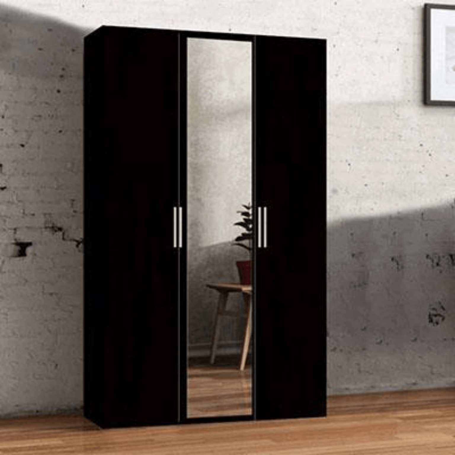 120CM Bobby 3 Door Wardrobe