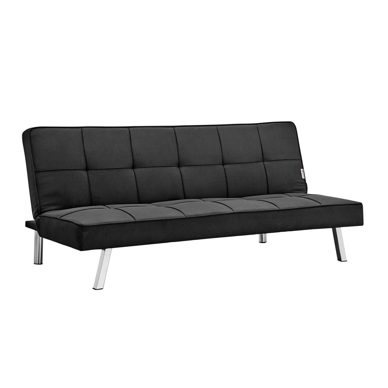 Black Sofa Bed 3 Seater Click Clack - Britney