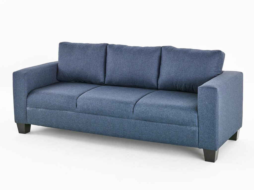 Victoria Navy Fabric Sofa Set