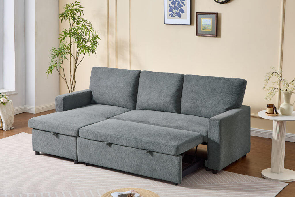 Julia Fabric Corner Sofa Bed