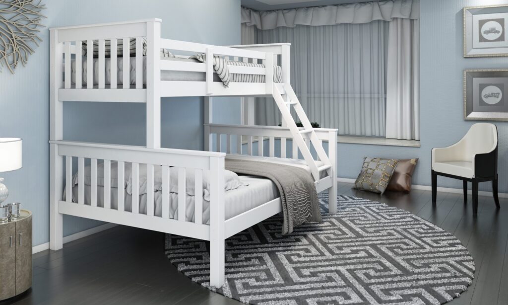 Mission Triple Wooden Bunk Bed