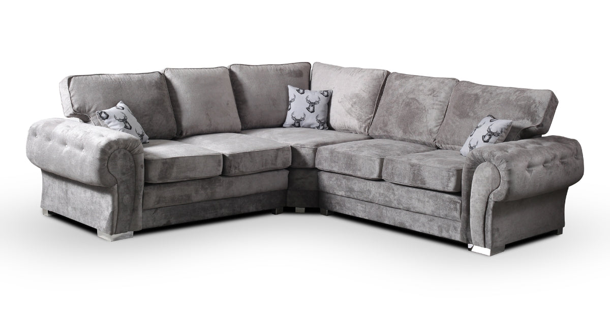 VENEZIA CORNER FULL BACK CUSHIONS – GREY