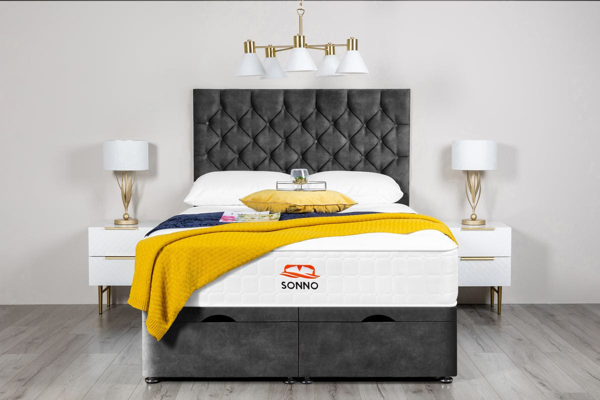 Diamond Chesterfield Ottoman Divan Bed