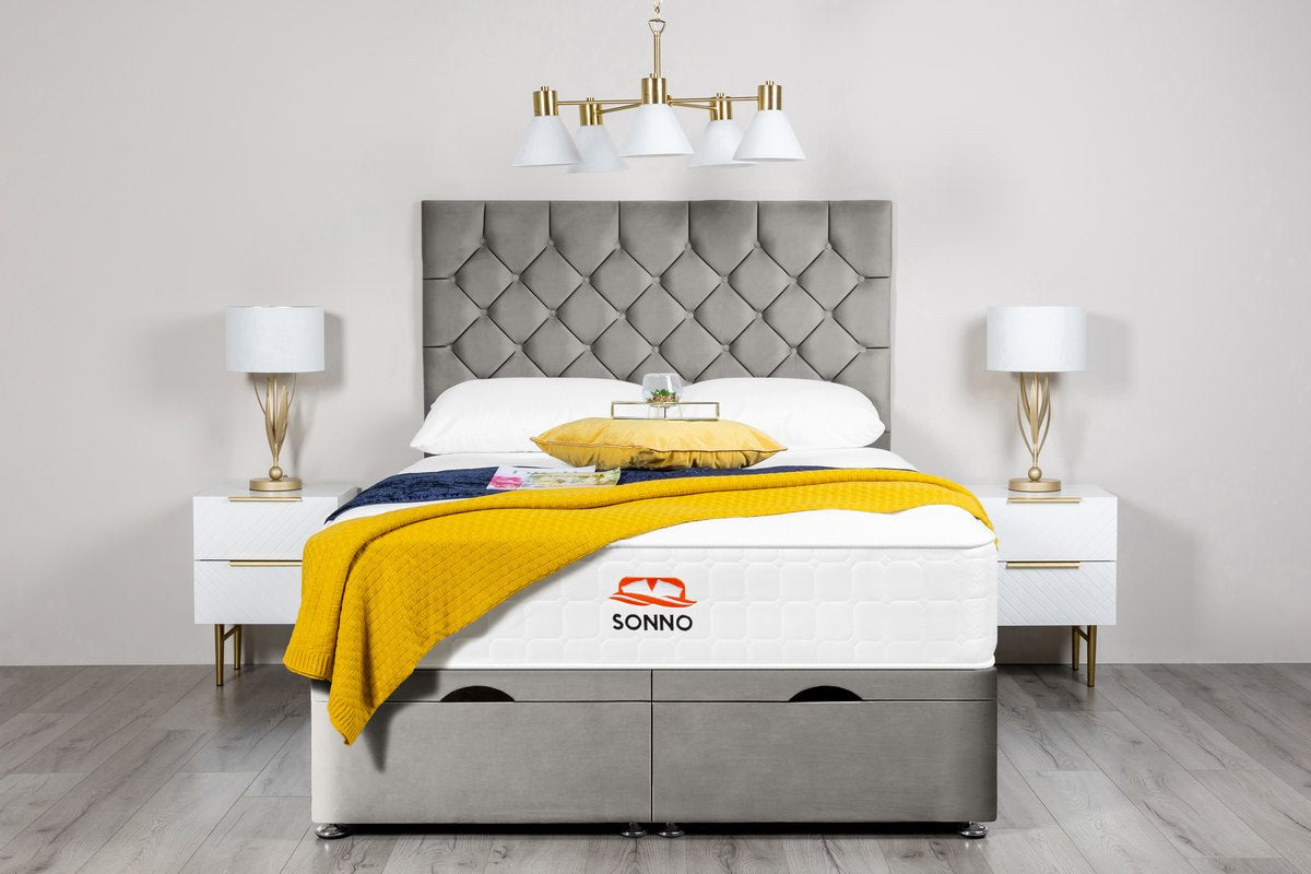 Diamond Chesterfield Ottoman Divan Bed