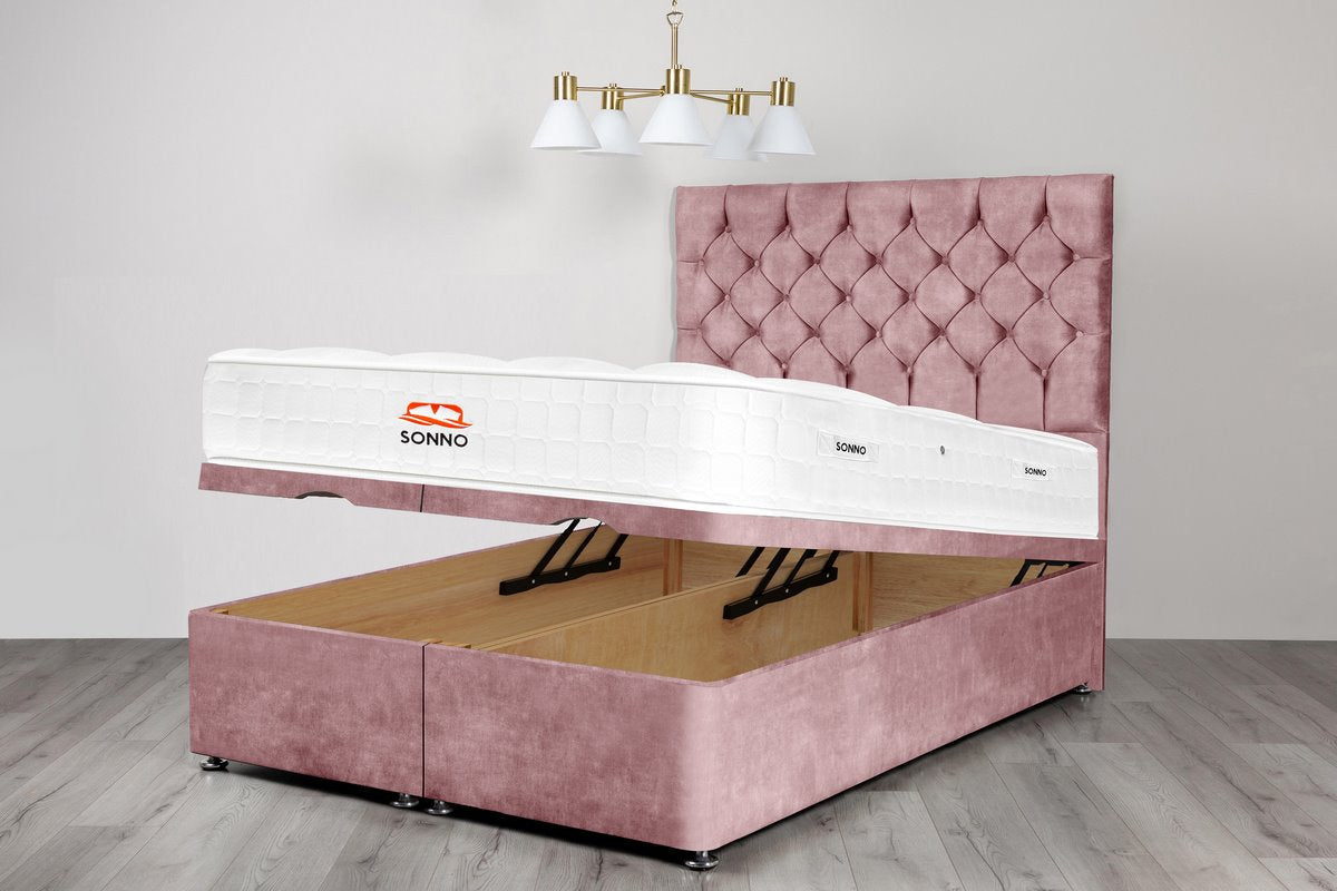 Diamond Chesterfield Ottoman Divan Bed