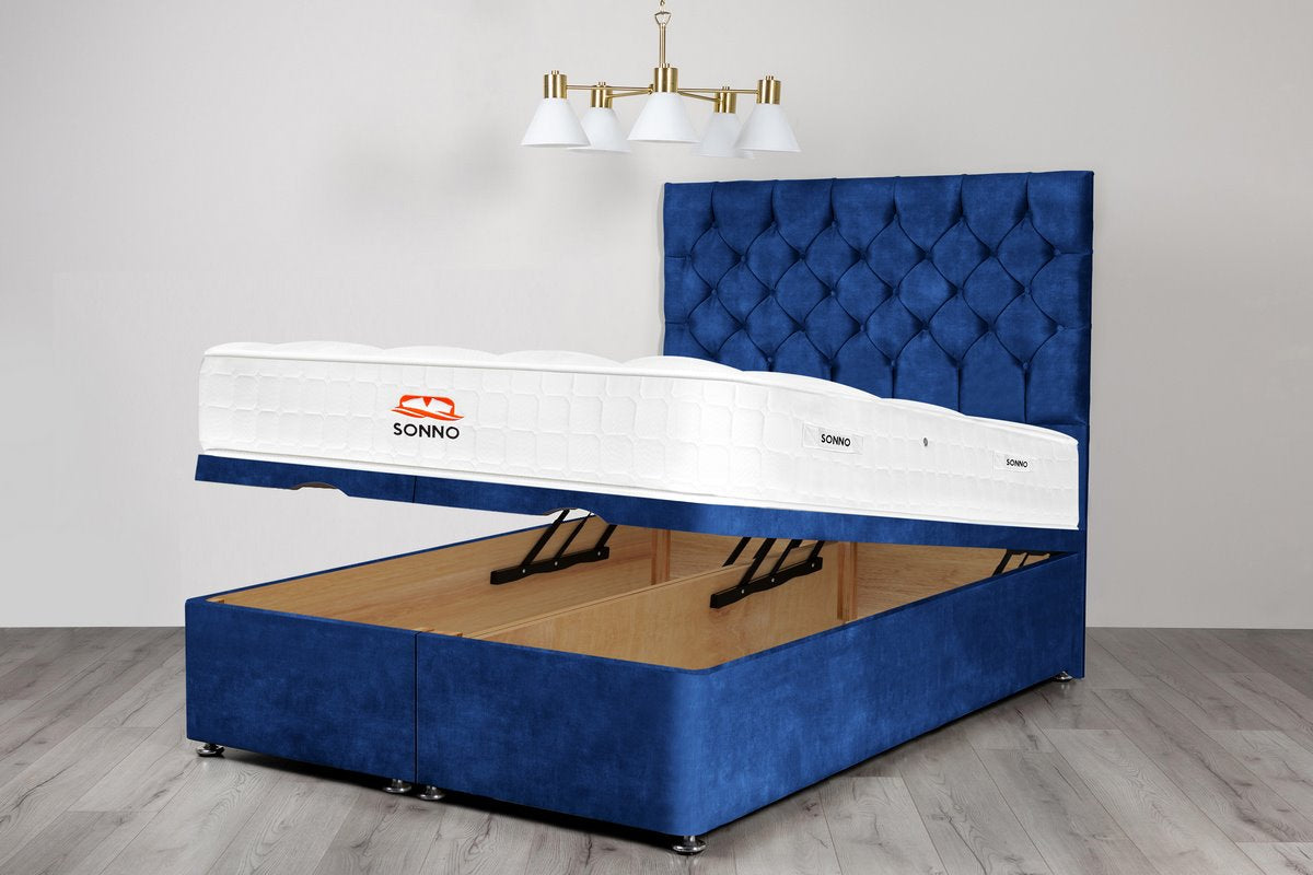 Diamond Chesterfield Ottoman Divan Bed