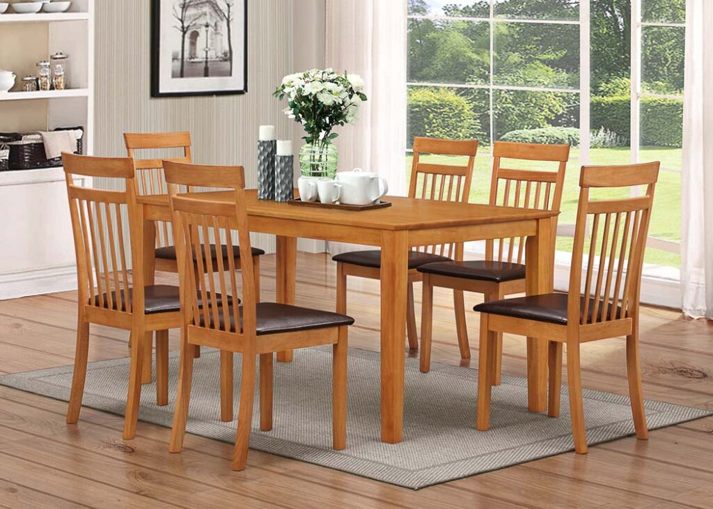 Shaker Beech Large Dining Set