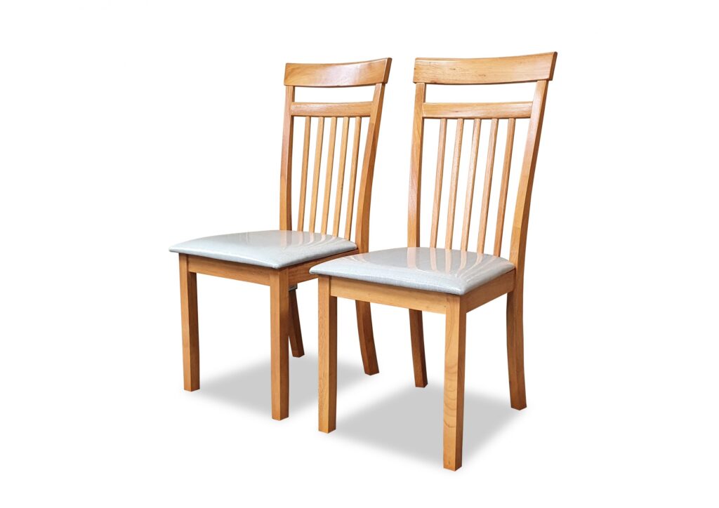 Shaker Beech Chair Cream Fabric Seat