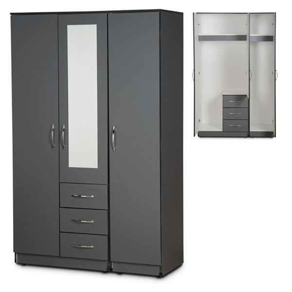 3 Door Combi Wardrobe
