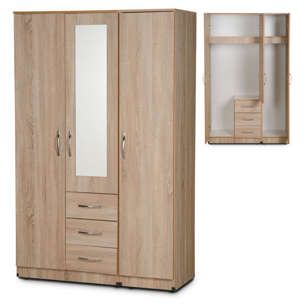 3 Door Combi Wardrobe