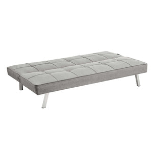 Grey Sofa Bed 3 Seater Click Clack - Britney