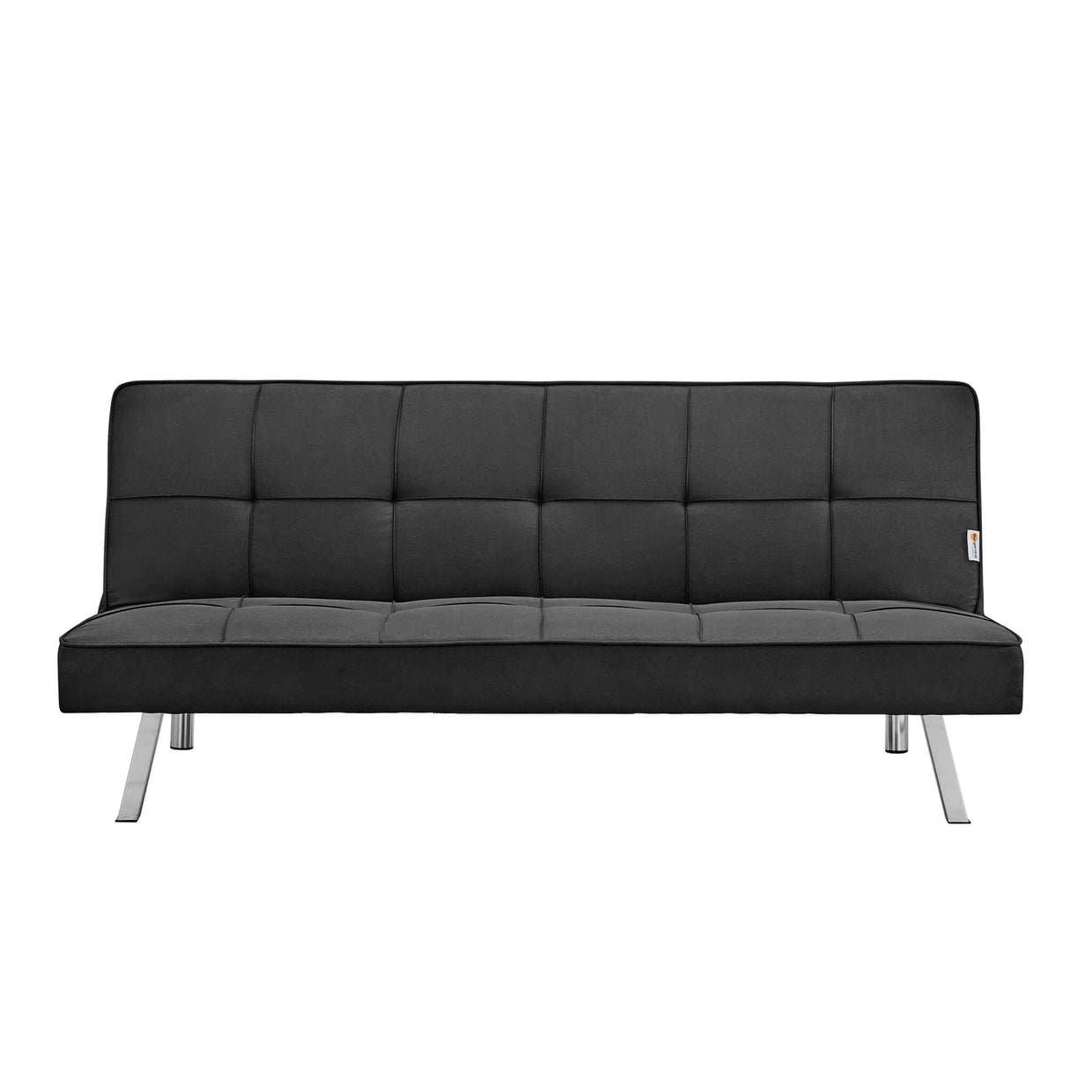 Black Sofa Bed 3 Seater Click Clack - Britney