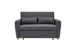 Dahlia Grey 2-Seater Pull Out Sofa Bed - Convertible Sleeper Sofa
