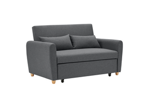 Dahlia Grey 2-Seater Pull Out Sofa Bed - Convertible Sleeper Sofa
