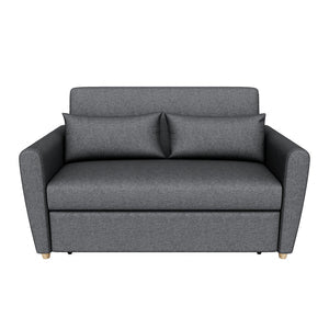 Dahlia Grey 2-Seater Pull Out Sofa Bed - Convertible Sleeper Sofa