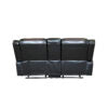 MILAN 3+2 RECLINER LEATHER AIRE SOFA – BLACK/CHOCOLATE
