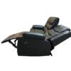 ROMA 3+2 RECLINER LEATHER AIRE SOFA – BLACK