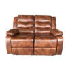 ROMA 3+2 RECLINER LEATHER AIRE SOFA – BROWN