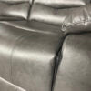 ROMA 3+2 RECLINER LEATHER AIRE SOFA – GREY
