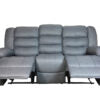 VALENCIA 3+2 RECLINER FABRIC SOFA – GREY
