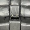 VENICE 3+2 RECLINER LEATHER AIRE SOFA – GREY