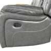 VENICE 3+2 RECLINER LEATHER AIRE SOFA – GREY