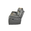 VENICE 3+2 RECLINER LEATHER AIRE SOFA – GREY