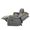 VENICE 3+2 RECLINER LEATHER AIRE SOFA – GREY