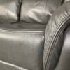 VENICE 3+2 RECLINER LEATHER AIRE SOFA – GREY