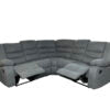ROMA CORNER RECLINER FABRIC WITH CUPHOLDER – GREY