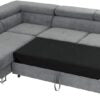 AMARO CORNER SOFAEBED FABRIC – GREY