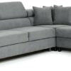 AMARO CORNER SOFAEBED FABRIC – GREY