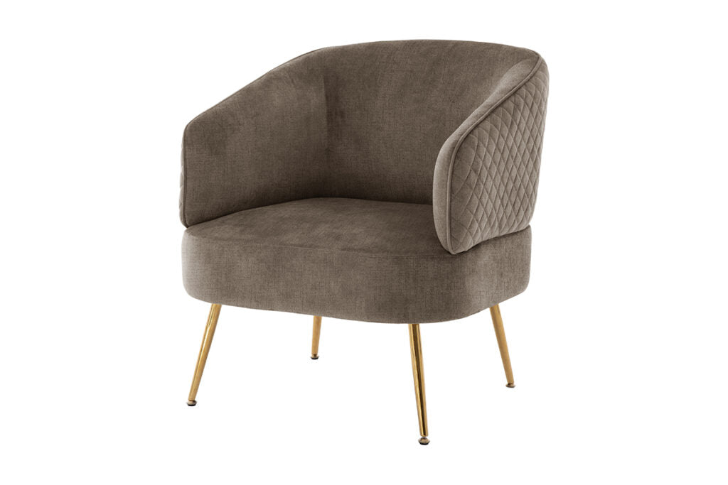 Exquisite Mink Velvet Sofa Set