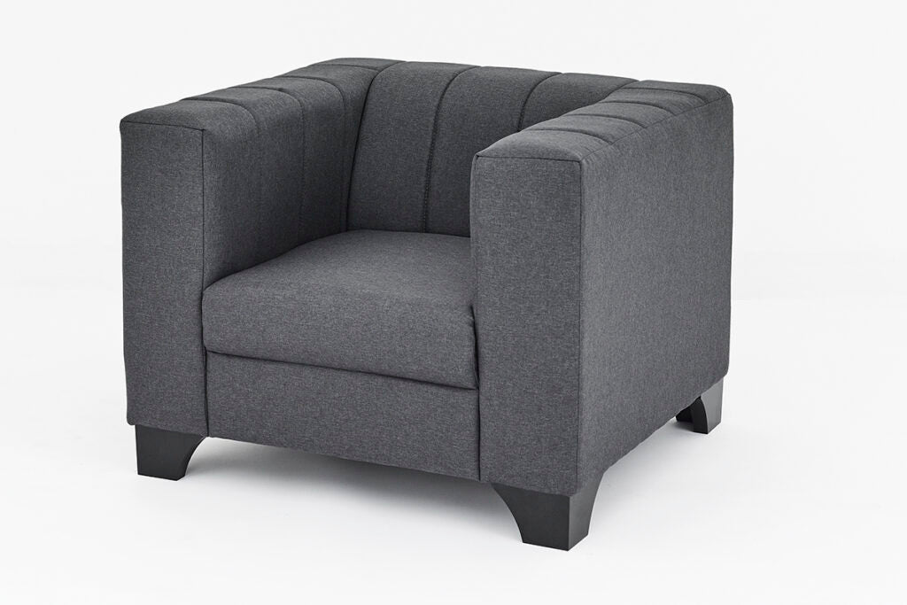 Grace Grey Fabric Sofa Set