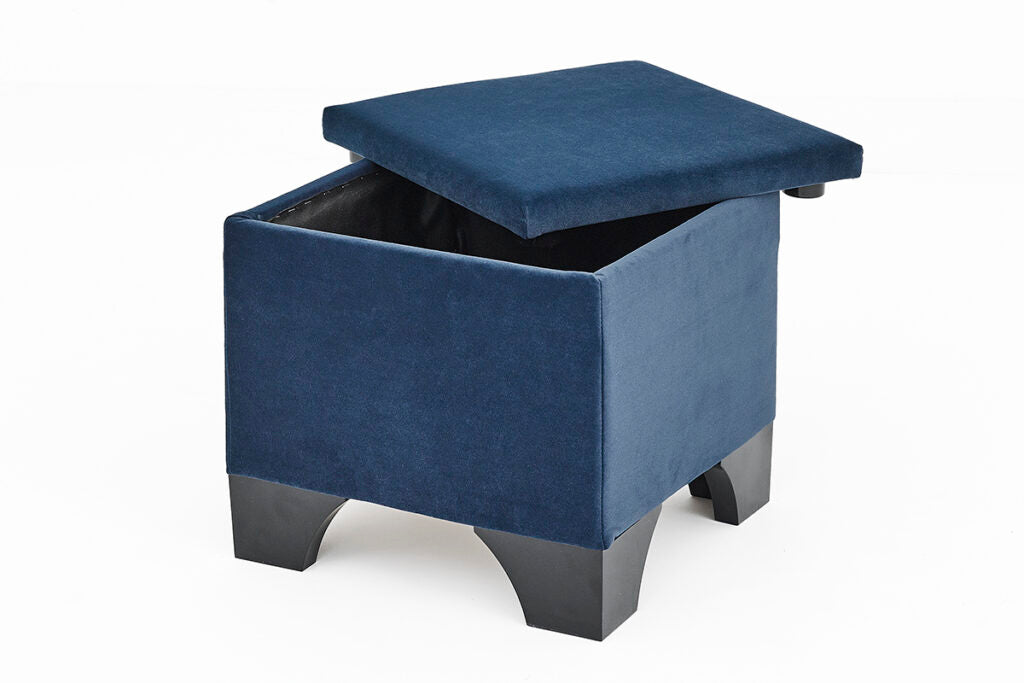 Grace Navy Velvet Sofa Set