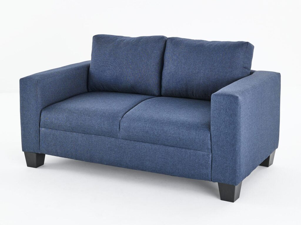 Victoria Navy Fabric Sofa Set