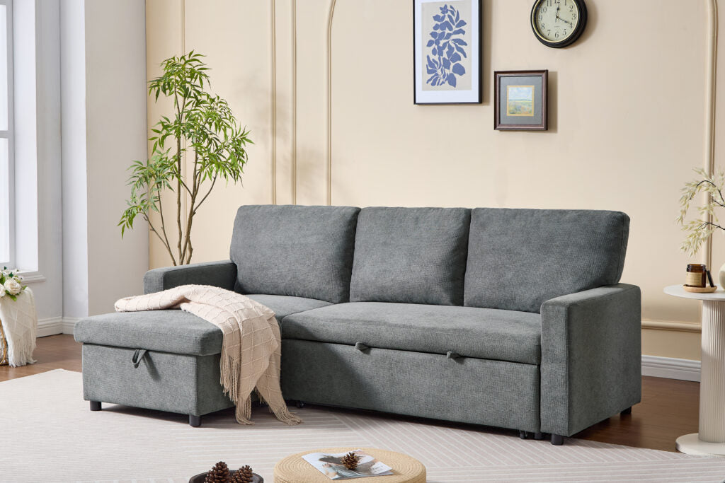 Julia Fabric Corner Sofa Bed