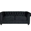 CHESTERFIELD 3+2 FABRIC – BLACK