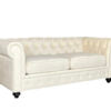 CHESTERFIELD 3+2 FABRIC – CREAM