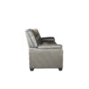 VICTORIA 3+2 LEATHET AIRE SOFA SET – GREY