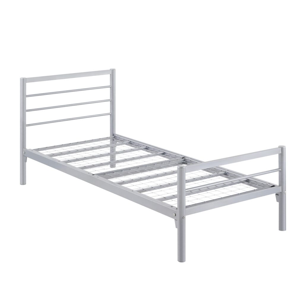 Milano Metal Bed - Reinforced Strong Mesh Base - Best Seller