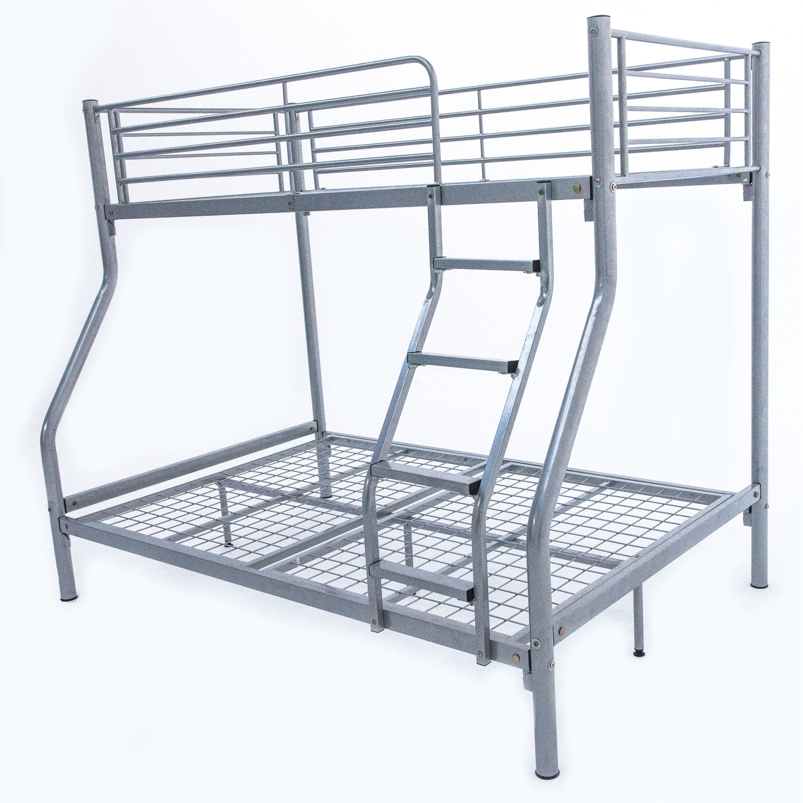 Triple Milano Metal Bunk Bed - Reinforced Heavy Duty Mesh Base Frame, Best Selling